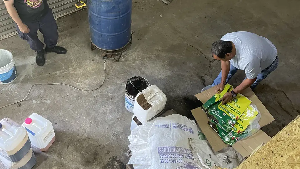 Producción en la planta de Koolterra en Granjas Universitarias, Chihuahua